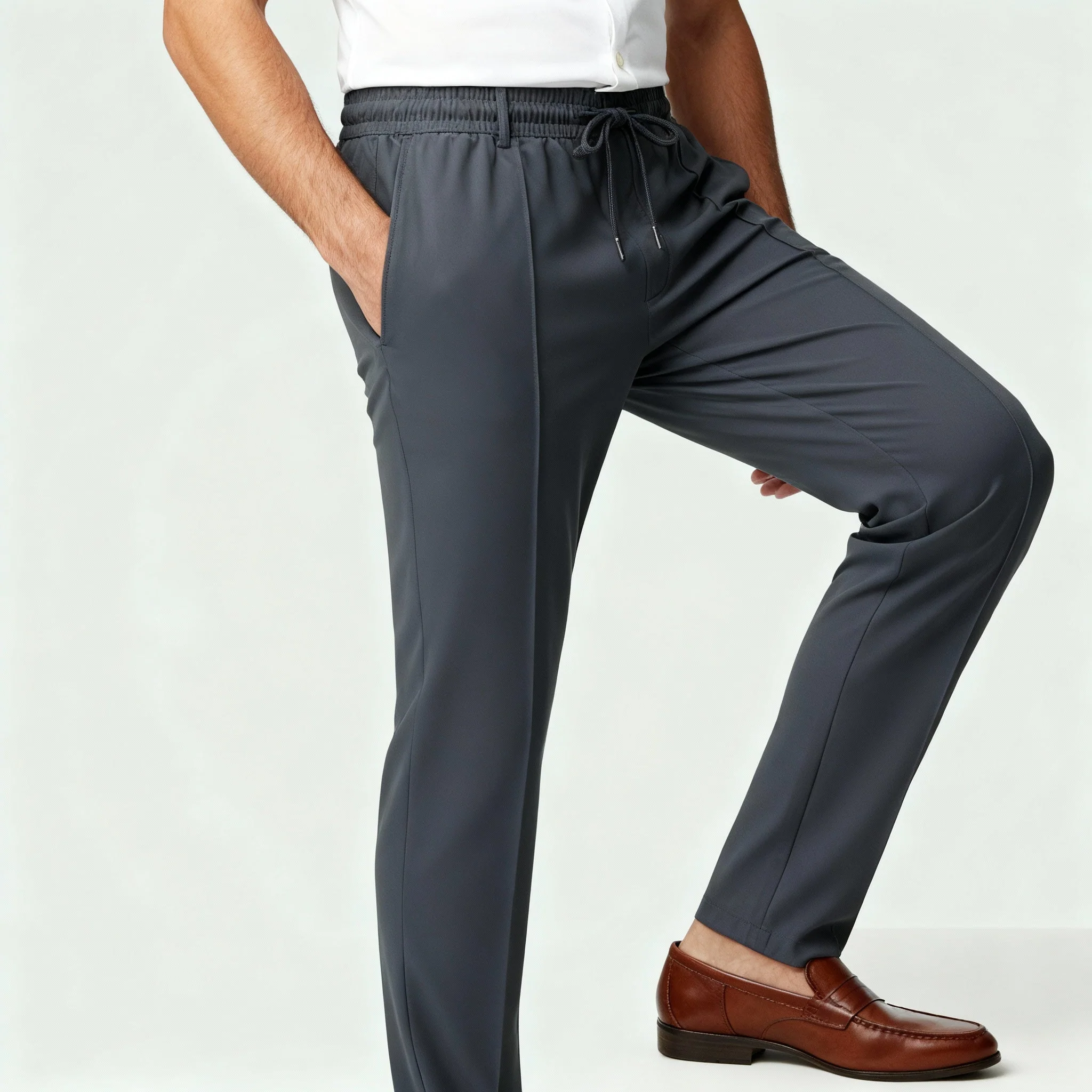 Herren Hose | gerade Passform mit elastischem Bund - Image 2