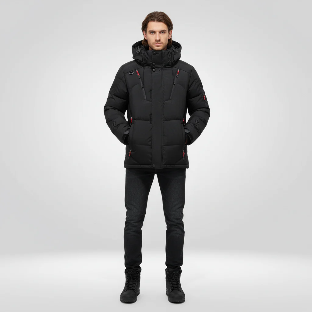 Herren Jacke | Geschlossene Form wasser- und winddicht isoliert