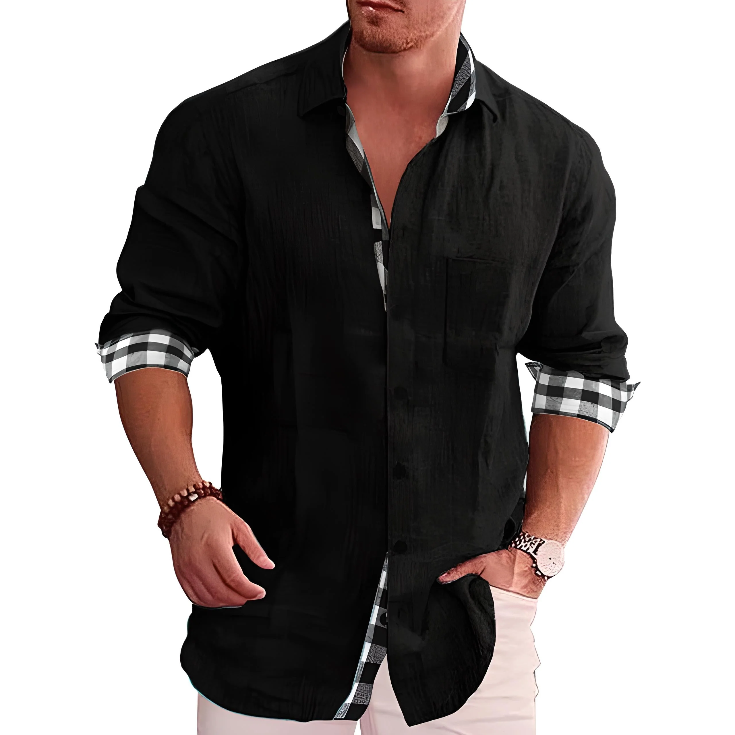 Herren Kurzarmshirt | gerader Aufbau mit klarer Form - Image 6