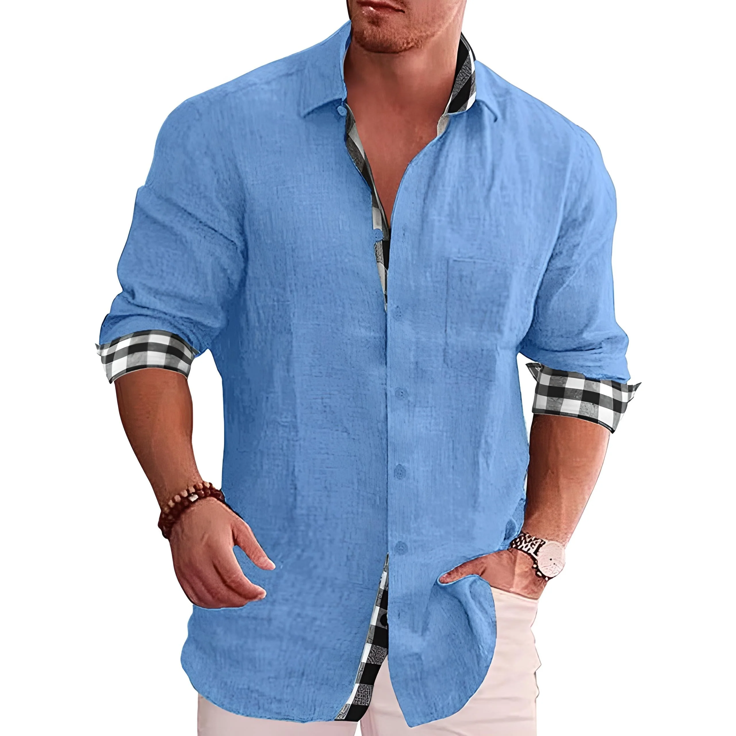 Herren Kurzarmshirt | gerader Aufbau mit klarer Form - Image 8