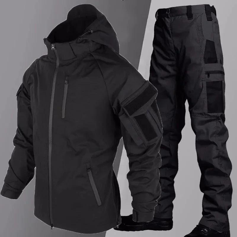Herren Outdoor-Set | Jacke und Hose mit Taschen - Image 2