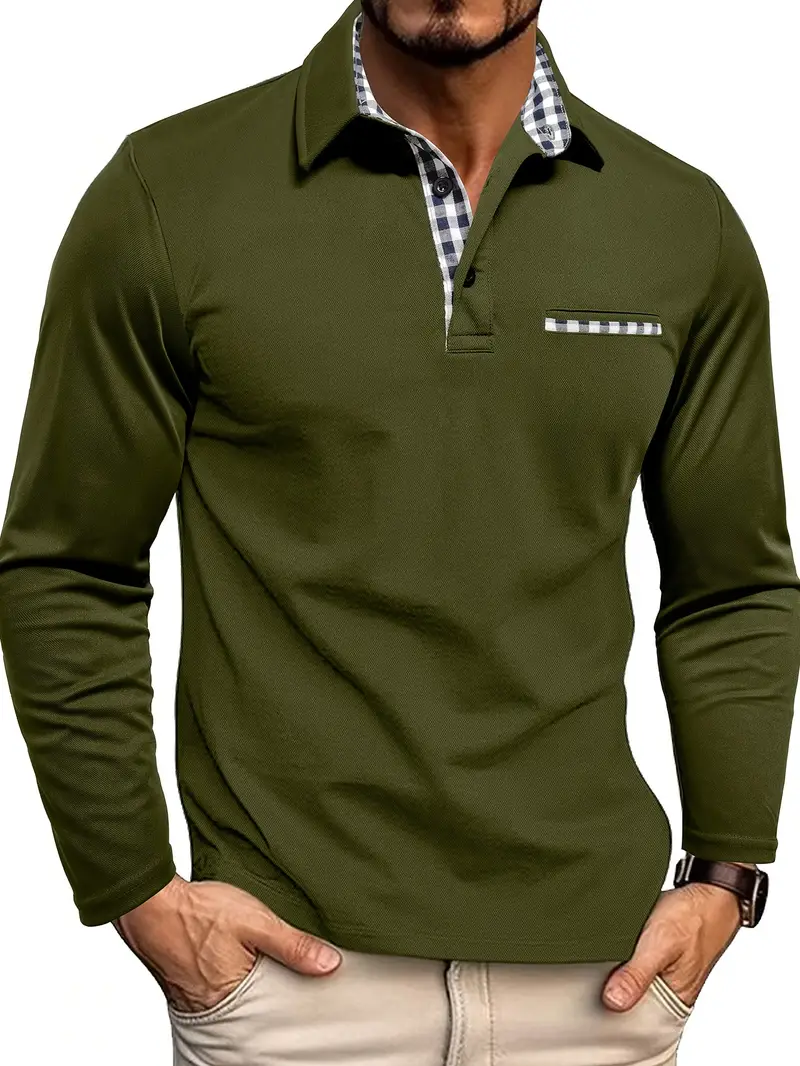 Herren-Poloshirt mit langarmdesign | Alltagstauglich - Image 3