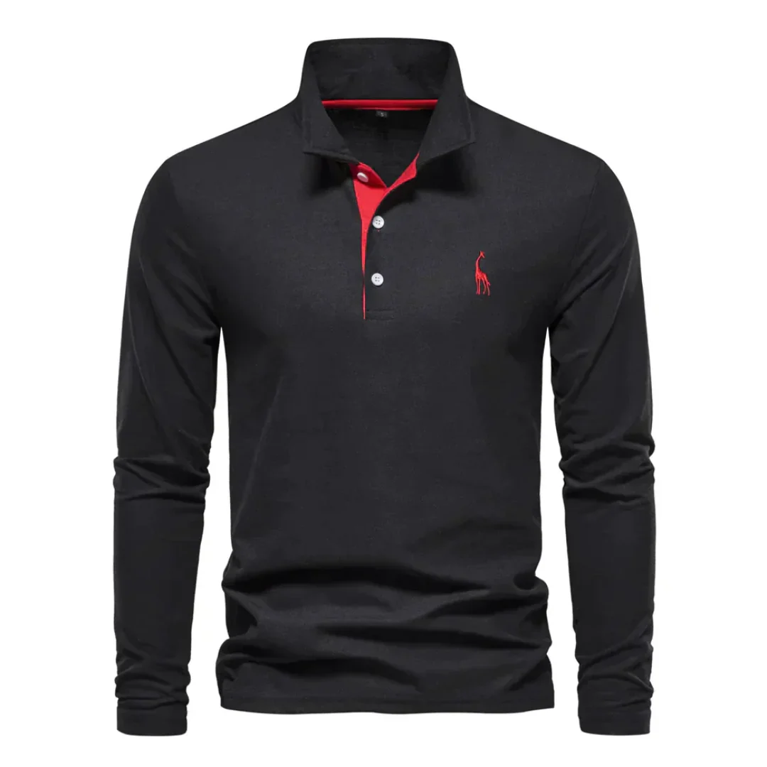 Herren-Poloshirt mit langem ärmelschnitt | Alltagstauglich - Image 4