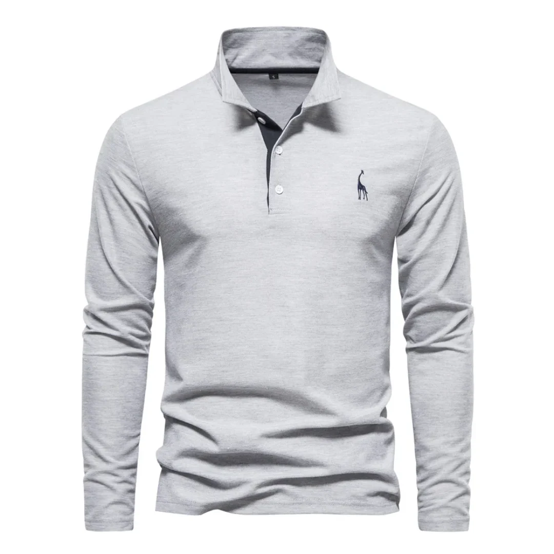 Herren-Poloshirt mit langem ärmelschnitt | Alltagstauglich - Image 8