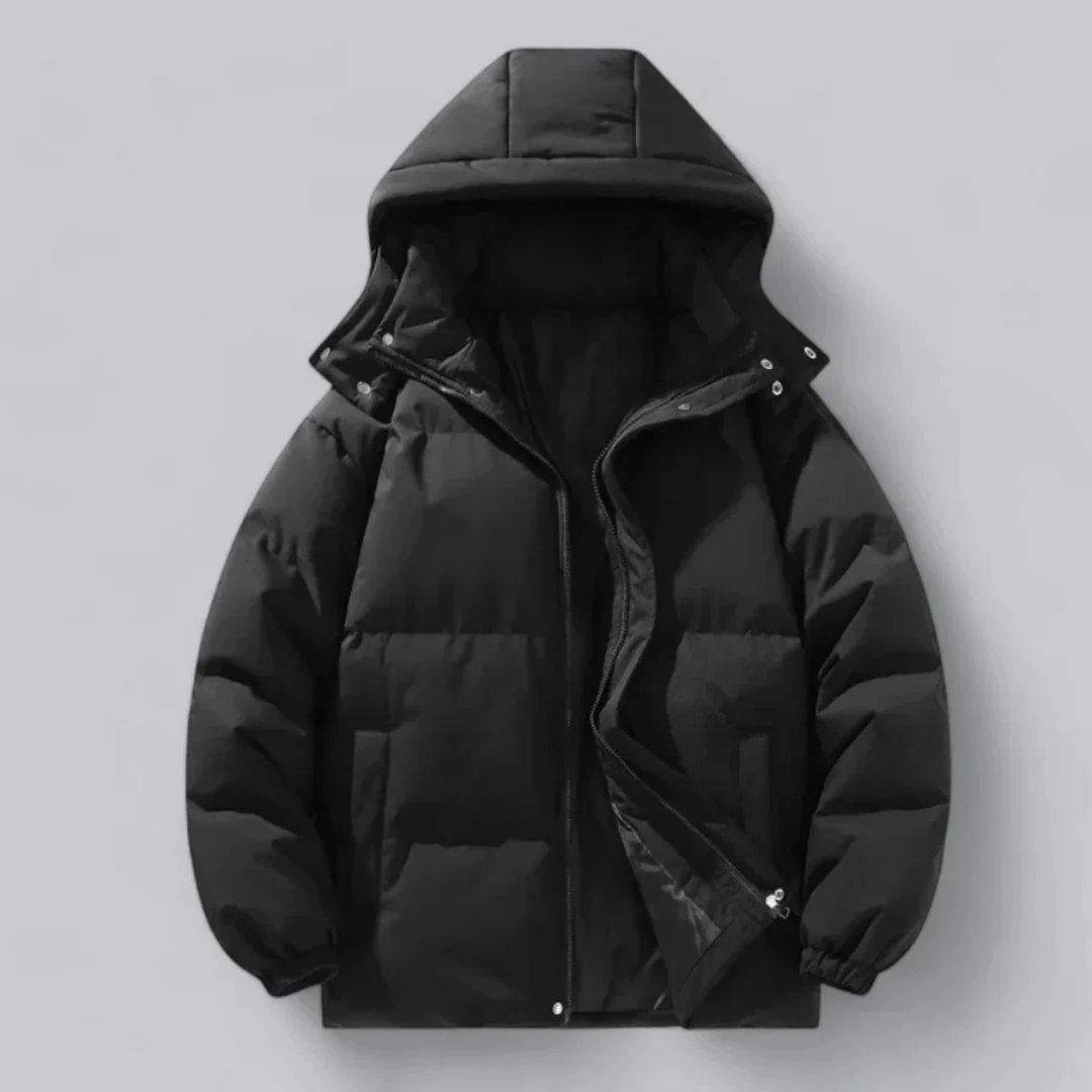 Herren-Pufferjacke mit Kapuzenaufbau | gesteppte konstruktion - Image 3