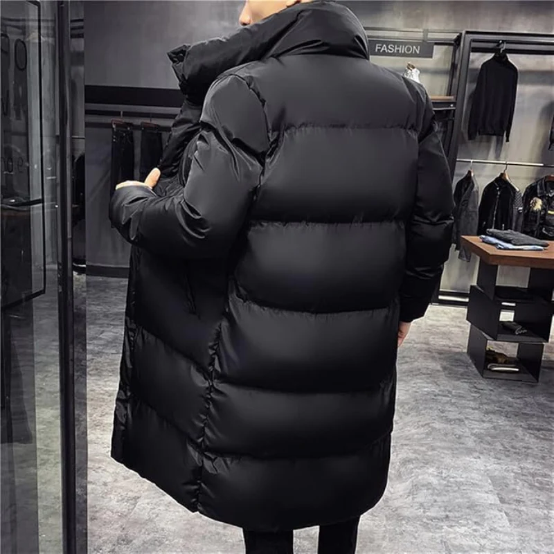 Herren-Pufferjacke in langer Ausführung | klare Volumenstruktur - Image 3