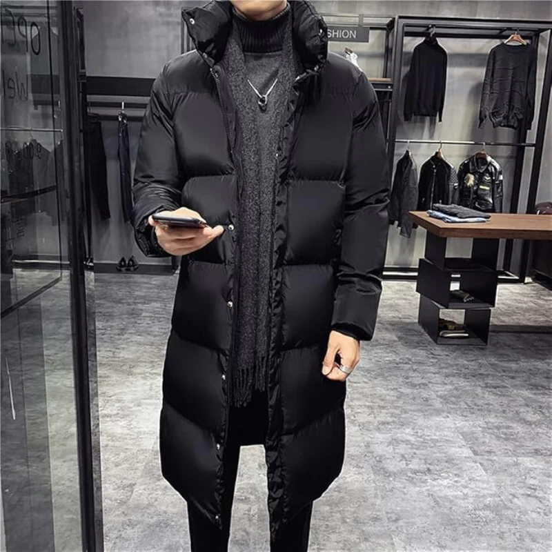 Herren-Pufferjacke in langer Ausführung | klare Volumenstruktur - Image 4
