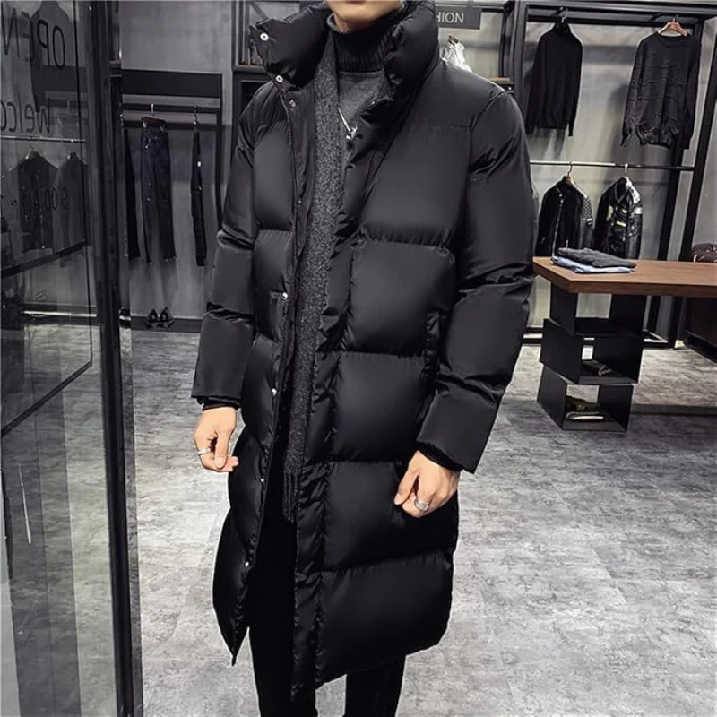 Herren-Pufferjacke in langer Ausführung | klare Volumenstruktur - Image 6