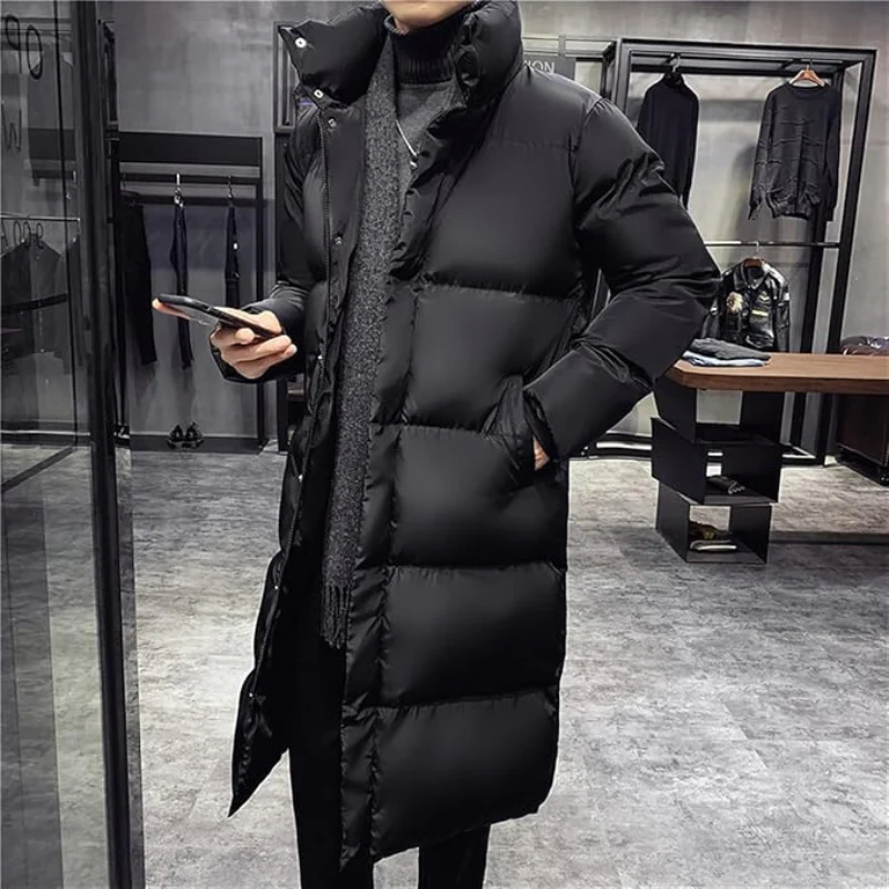 Herren-Pufferjacke in langer Ausführung | klare Volumenstruktur - Image 7