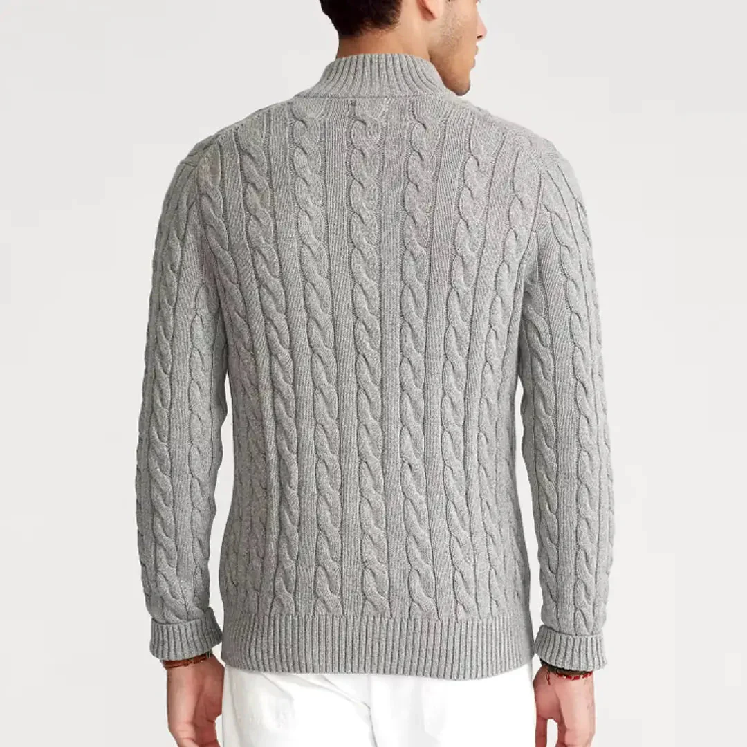 Herren Pullover | Stehkragen mit teilweiser Öffnung - Image 4