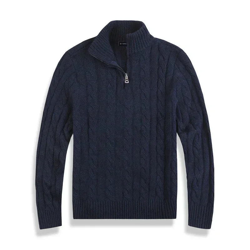 Herren Pullover | Stehkragen mit teilweiser Öffnung - Image 8