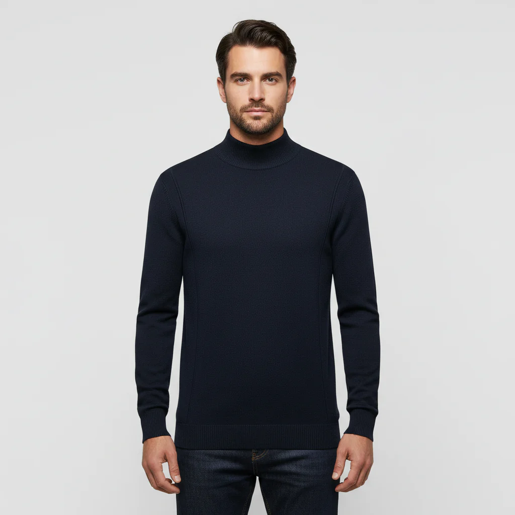 Herren Pullover | klassisch geschnitten mit Rundhalsausschnitt