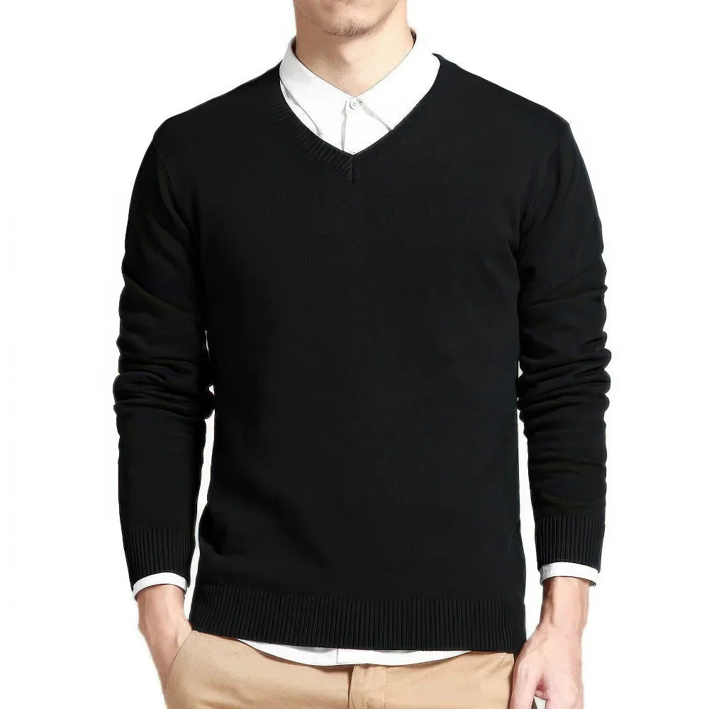 Herren Pullover | V-Ausschnitt klare Linien ruhige Form - Image 2