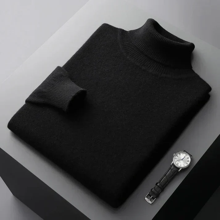 Herren Rollkragenpullover | klar geschnittene Passform - Image 7