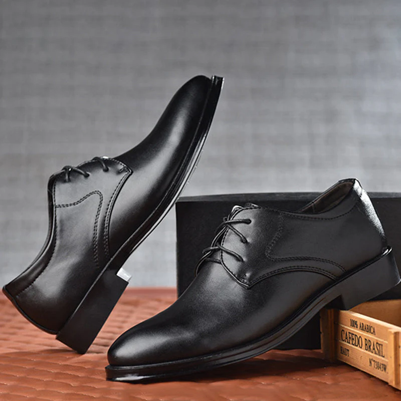 Herren Schnürschuhe | Geschlossene Form mit klarer Vorderpartie - Image 3
