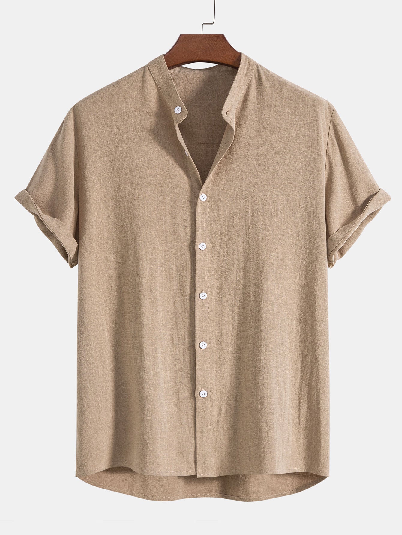 Herren Set | Hemd mit Stehkragen und Hose mit geradem Bund
