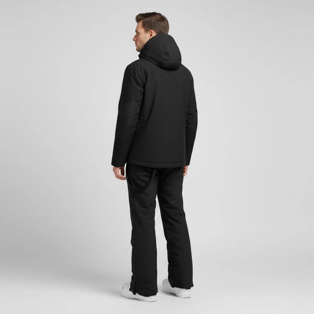 Herren Skiset | Jacke mit Kapuze Hose funktionale Winterausführung - Image 3