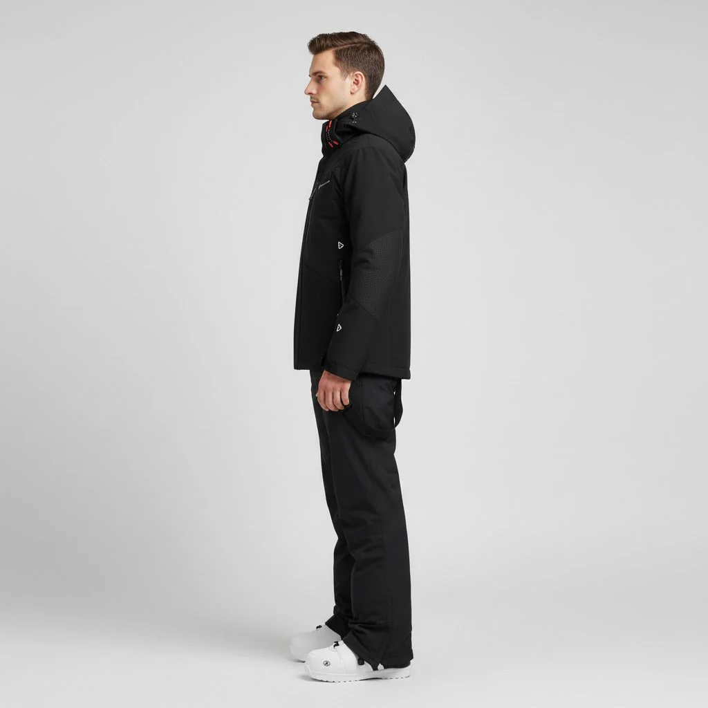 Herren Skiset | Jacke mit Kapuze Hose funktionale Winterausführung - Image 5