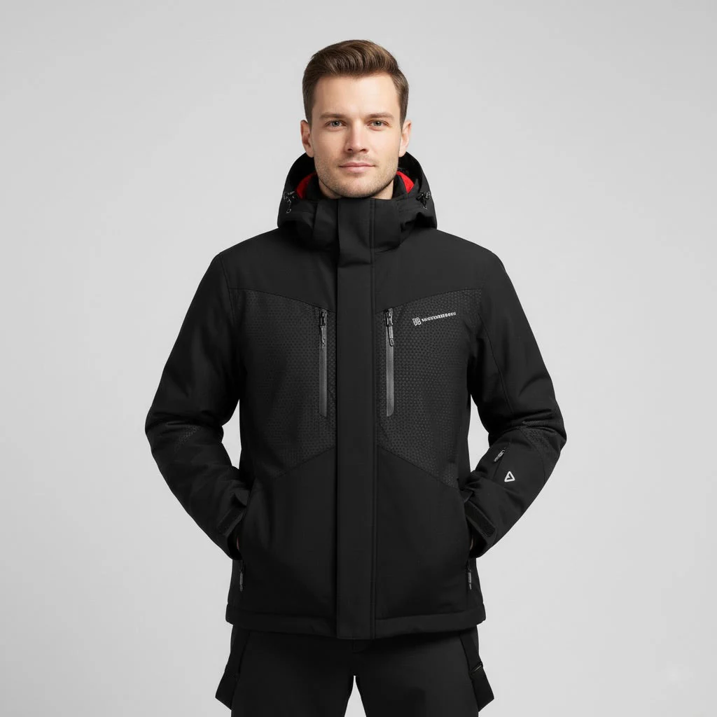Herren Skiset | Jacke mit Kapuze Hose funktionale Winterausführung - Image 6