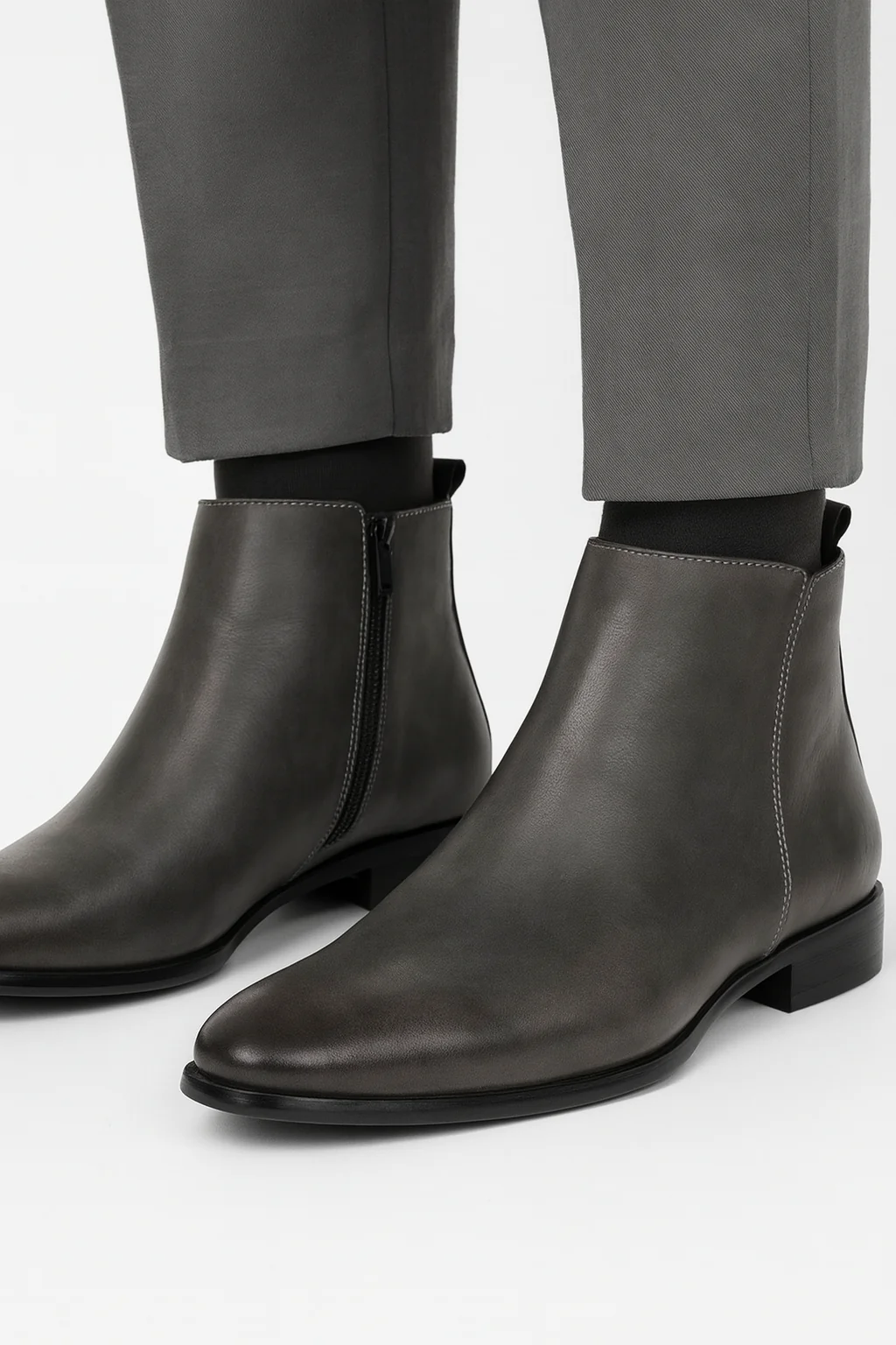 Herren Stiefel | Glatte Schaftform mit elastischem Seiteneinsatz - Image 5
