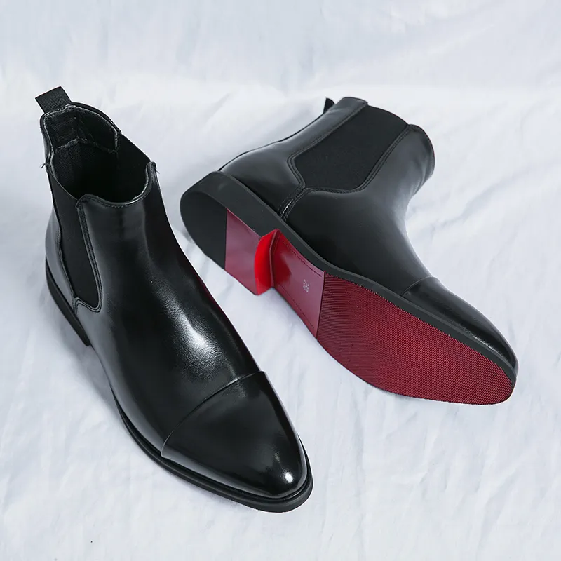 Herren Stiefel | Durchgehende Schafthöhe mit klarer Seitenstruktur - Image 6