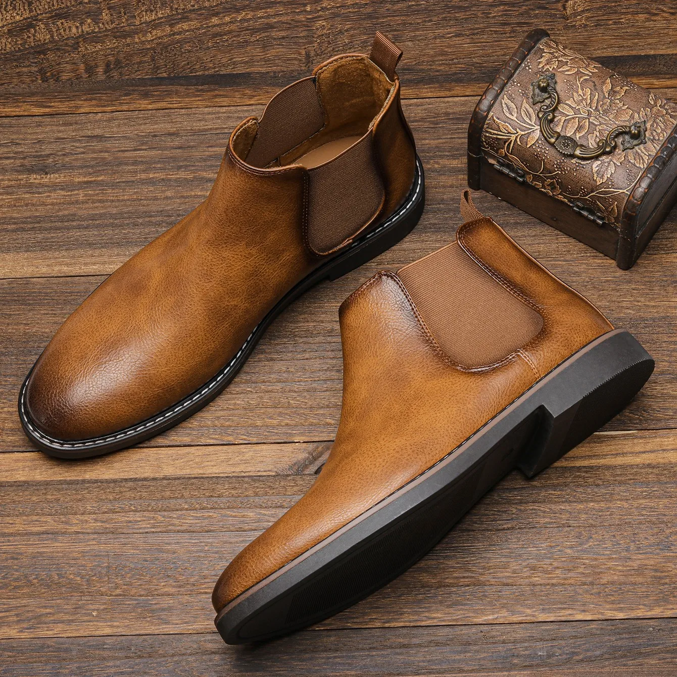 Herren Stiefel | Seitlicher Einstieg mit geschlossener Form - Image 5