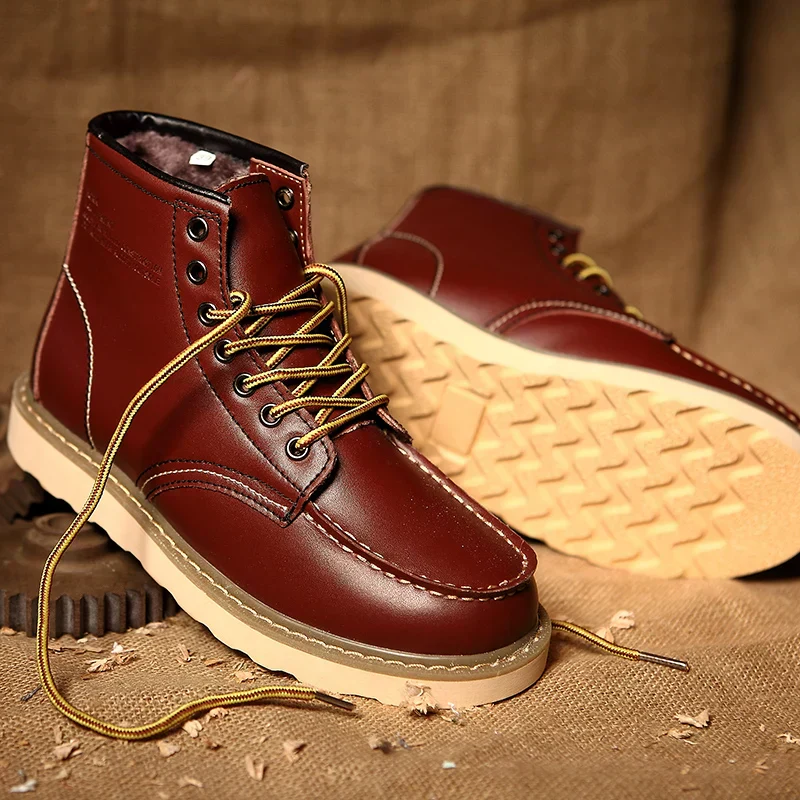 Herren Stiefeletten | Knöchelhöhe mit Schnürung und Profilsohle - Image 6