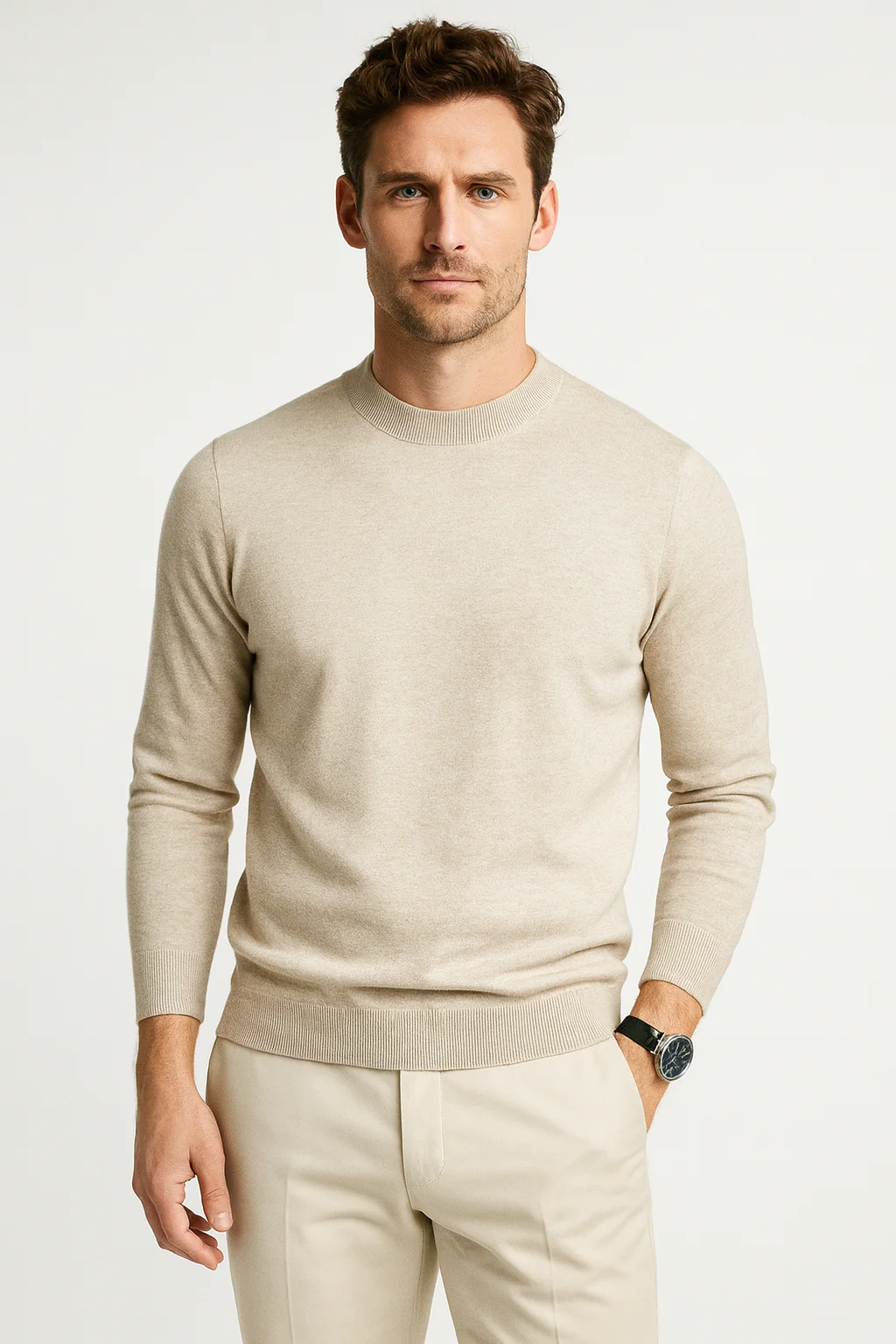 Herren Strickpullover | Legere Form mit ruhiger Linienführung - Image 3