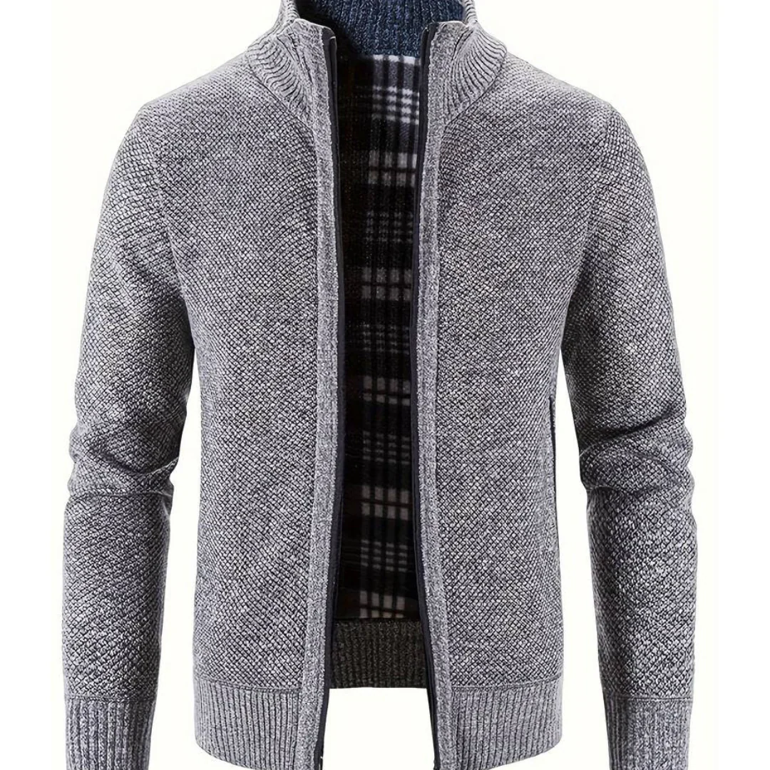 Herren-Strickweste mit offener Front | klare Struktur - Image 4
