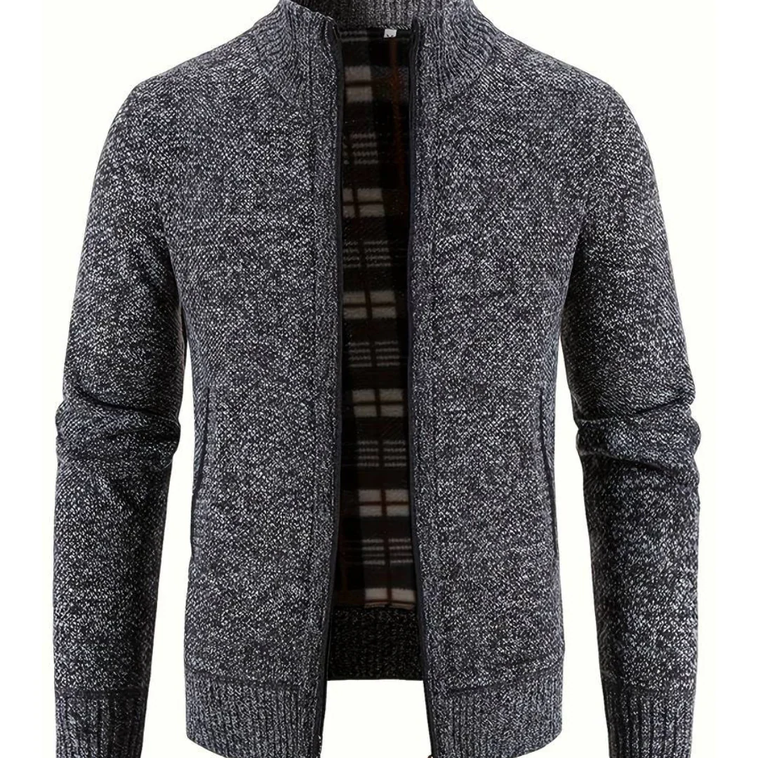 Herren-Strickweste mit offener Front | klare Struktur - Image 5