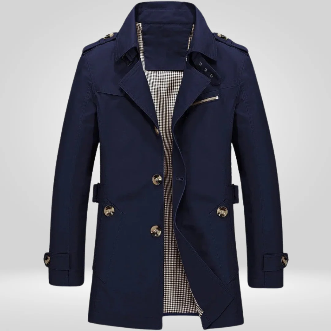 Herren Trenchcoat | Klassische Länge mit strukturierter Schnittführung - Image 5