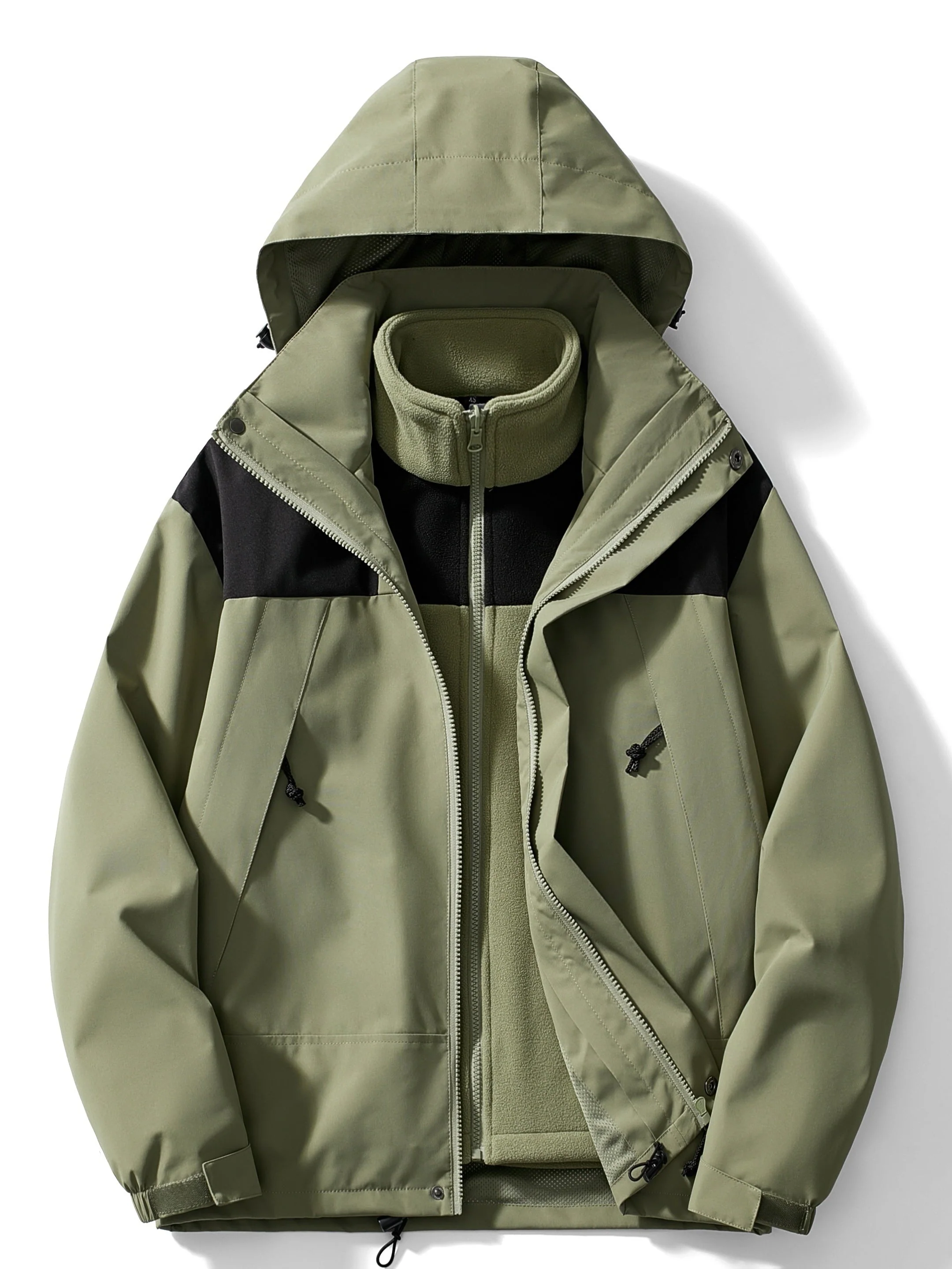 Herren-Winterjacke mit kapuzendesign | 3-in-1-Ausführung - Image 6