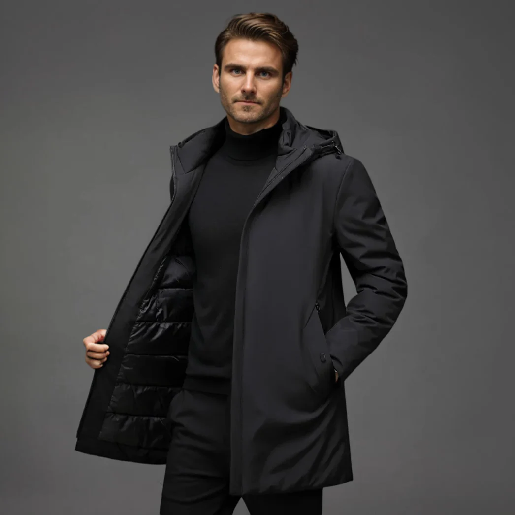 Herren Winterjacke mit Kapuze | Funktionale Ausführung - Image 4