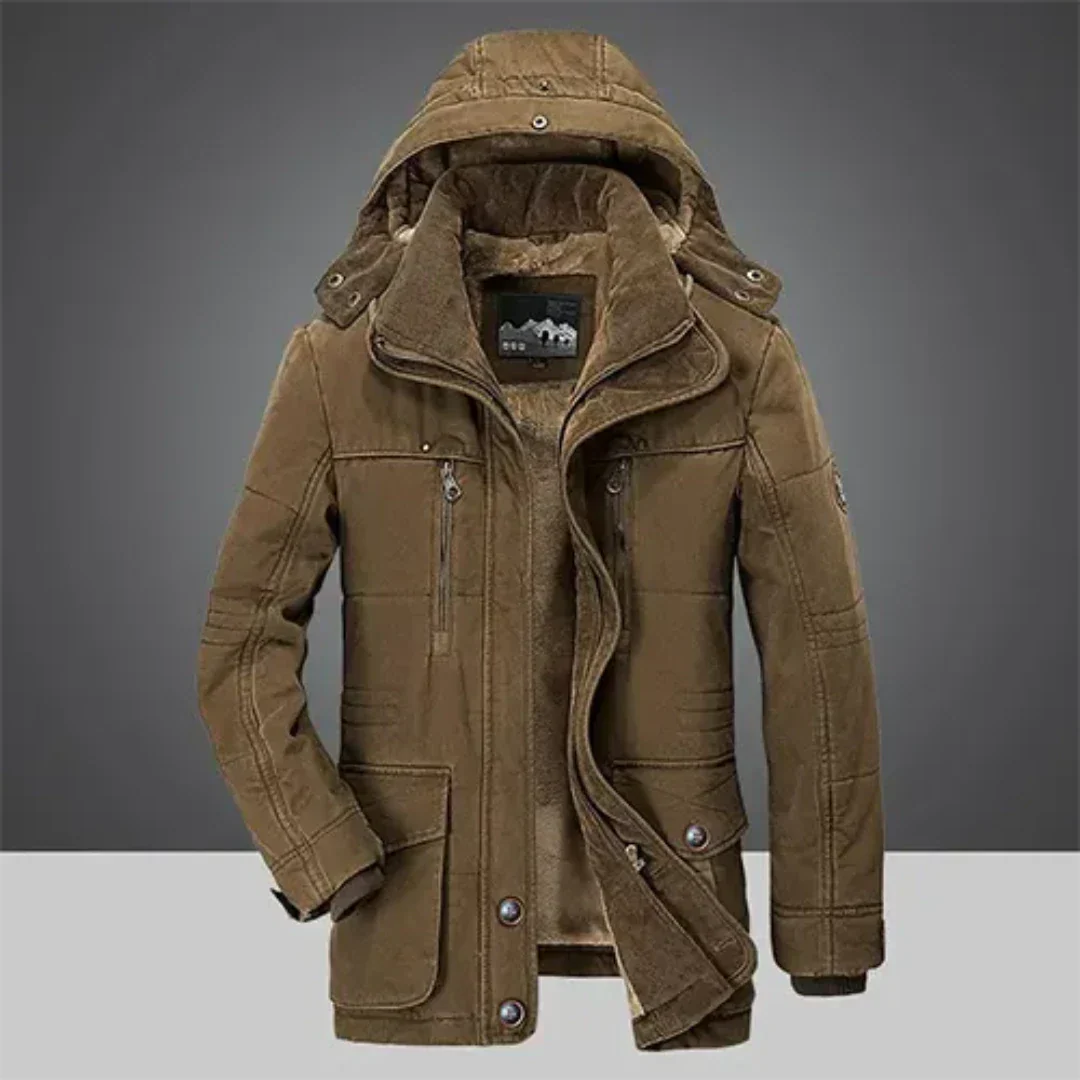 Herren-Winterjacke mit Kapuze und Verstärkung | isolierte Ausführung - Image 2
