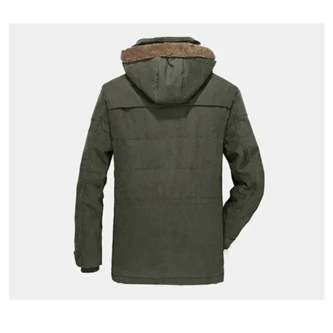 Herren-Winterjacke mit Kapuze und Verstärkung | isolierte Ausführung - Image 4