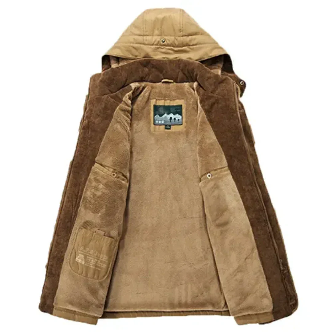 Herren-Winterjacke mit Kapuze und Verstärkung | isolierte Ausführung - Image 5