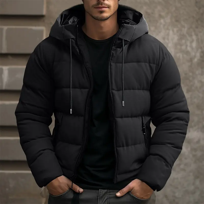 Herren-Winterjacke in Pufferbauweise | voluminöse füllstruktur - Image 2