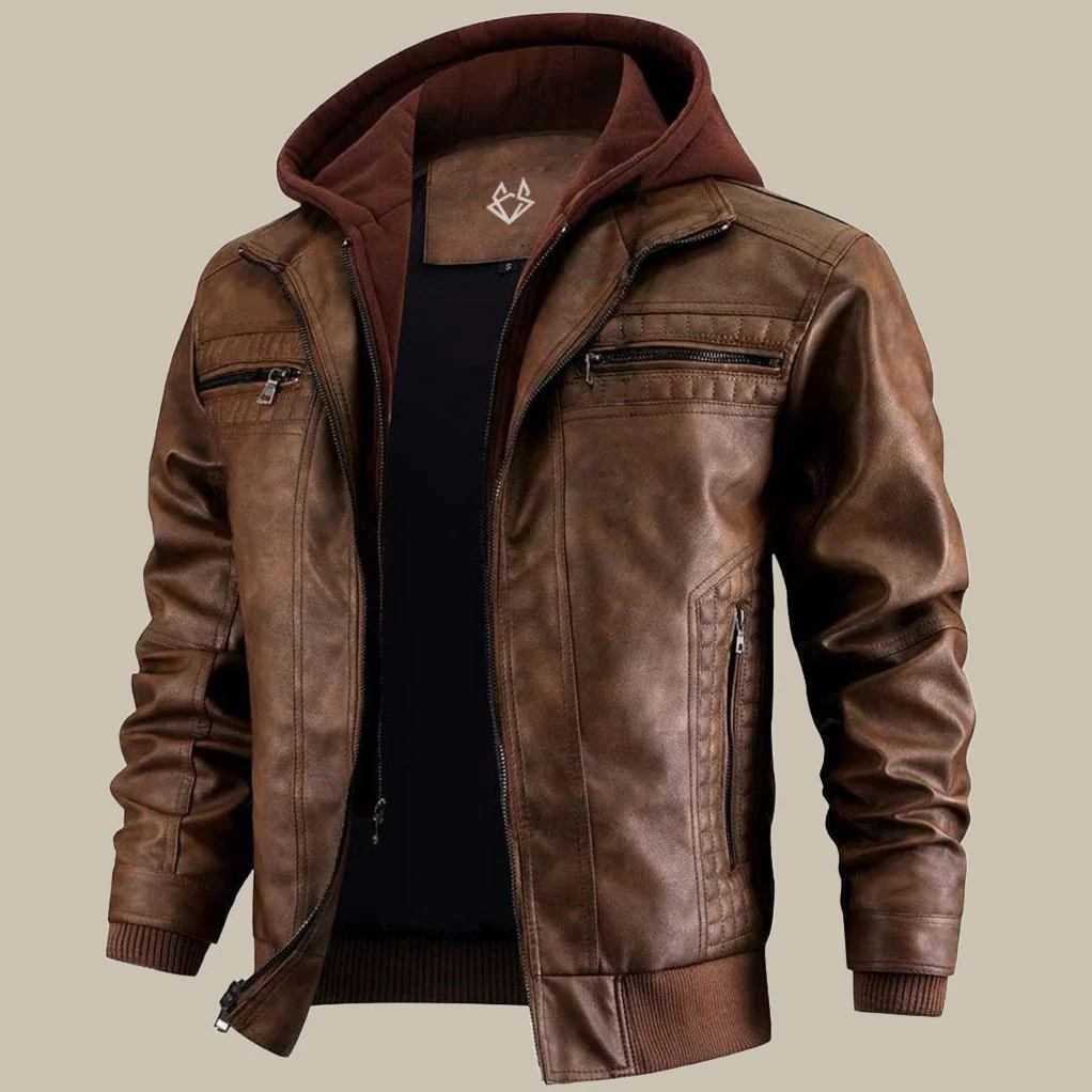 Herrenjacke mit glatter Oberfläche | Gerade Form - Image 2
