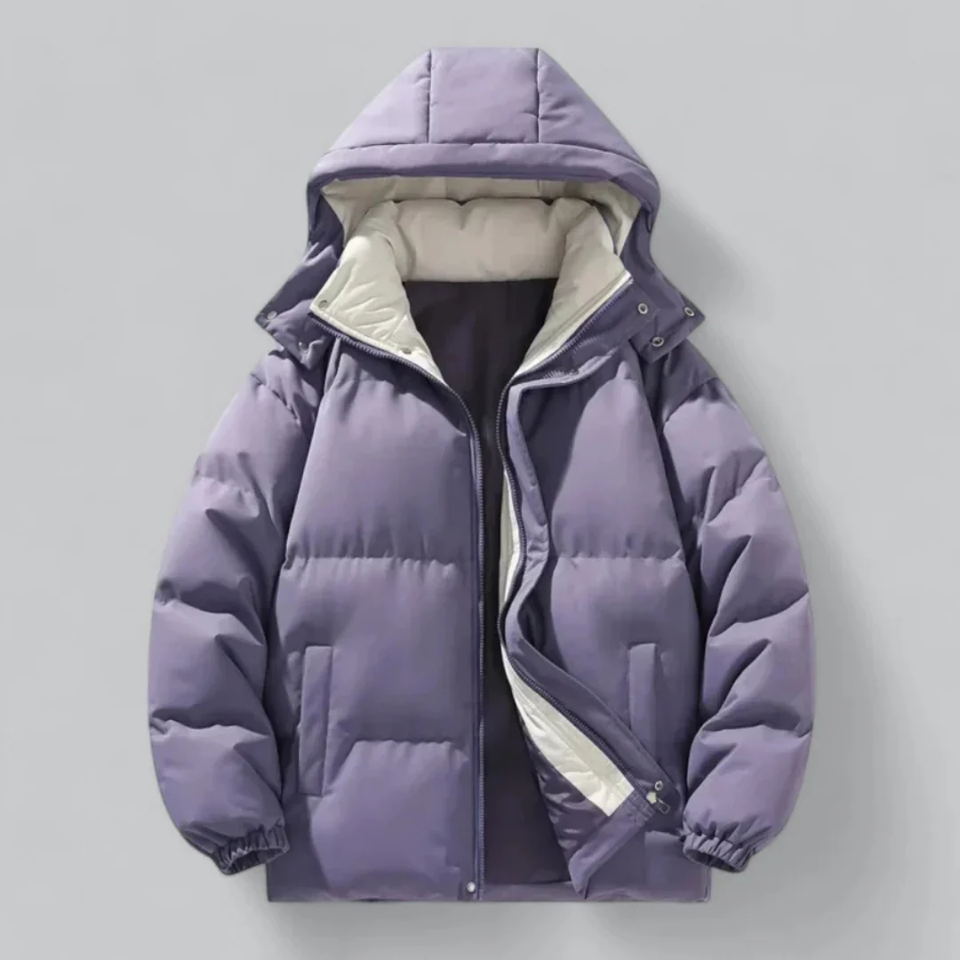 Herrenjacke | Kapuze und gesteppte Ausführung