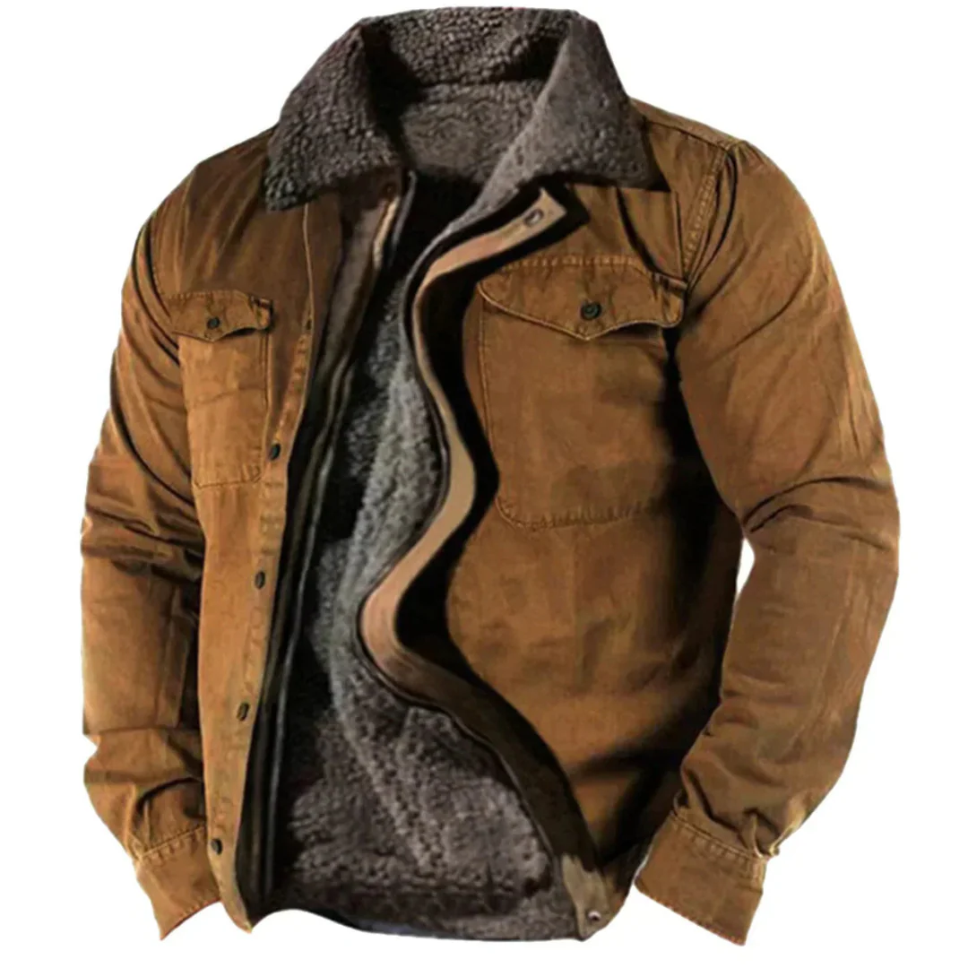 Herrenjacke | Mittige Knopfleiste und klare Linienform