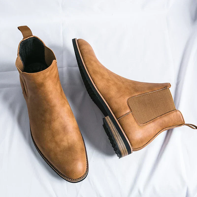 Herrenstiefel | Elastische Seiten Schlupfform über Knöchel - Image 2