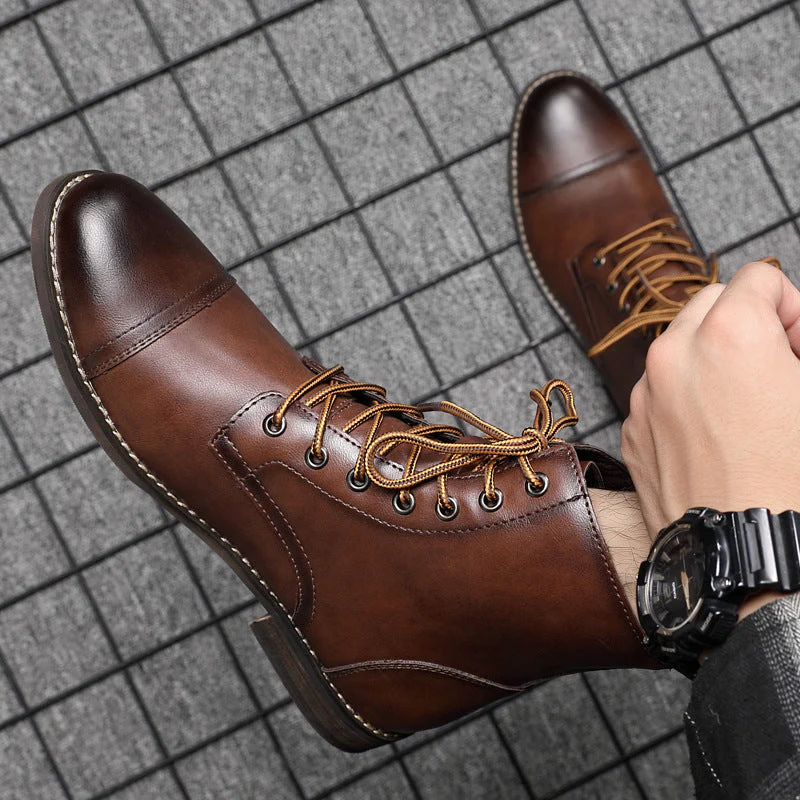 Herren Stiefel | Schnürfront mit durchgehender Schafthöhe - Image 6