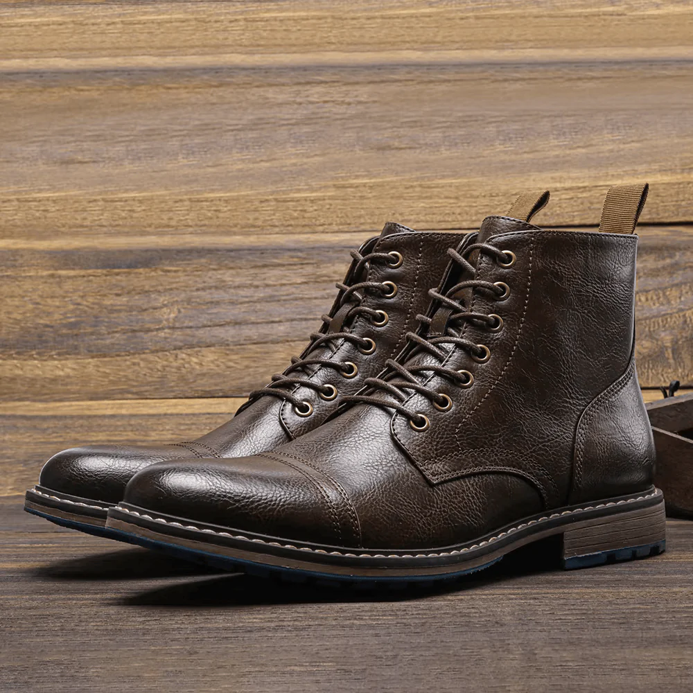 Herrenstiefel | Geschlossene Form mit vorderer Schnürung - Image 2