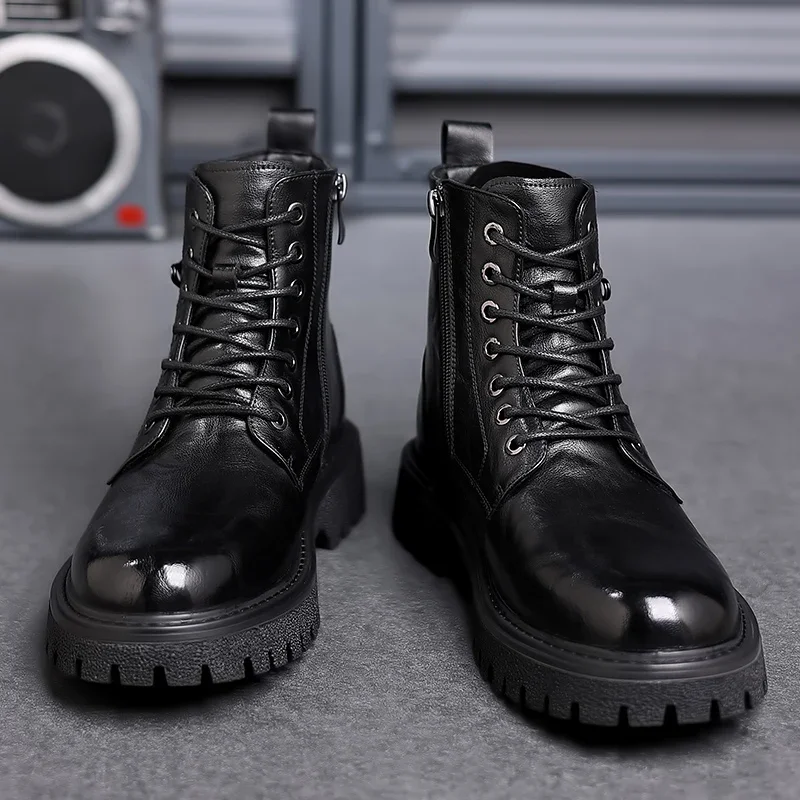 Herrenstiefel | Vordere Schnürung geschlossene Form über Knöchel - Image 6