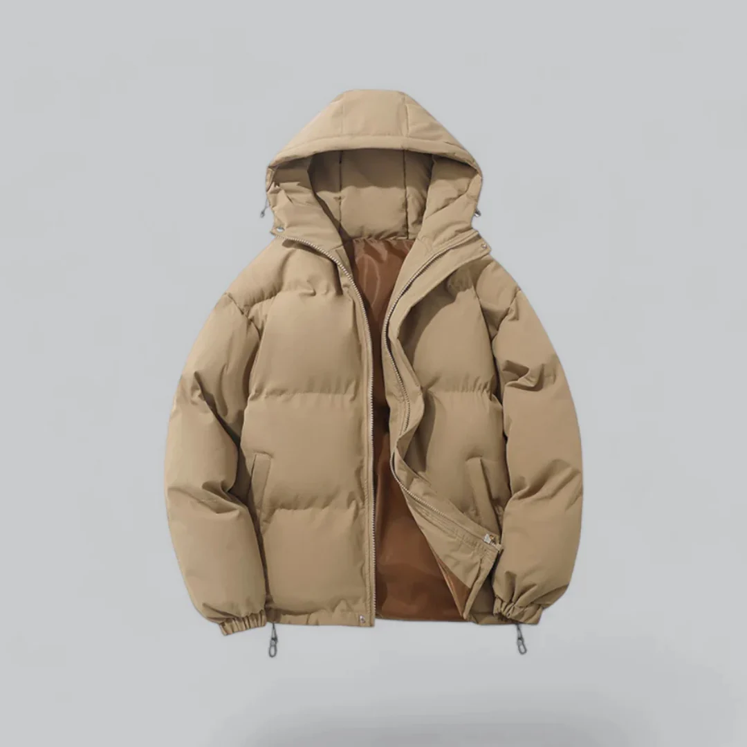 Herrenwinterjacke mit Kapuze | Reißverschlussform - Image 3