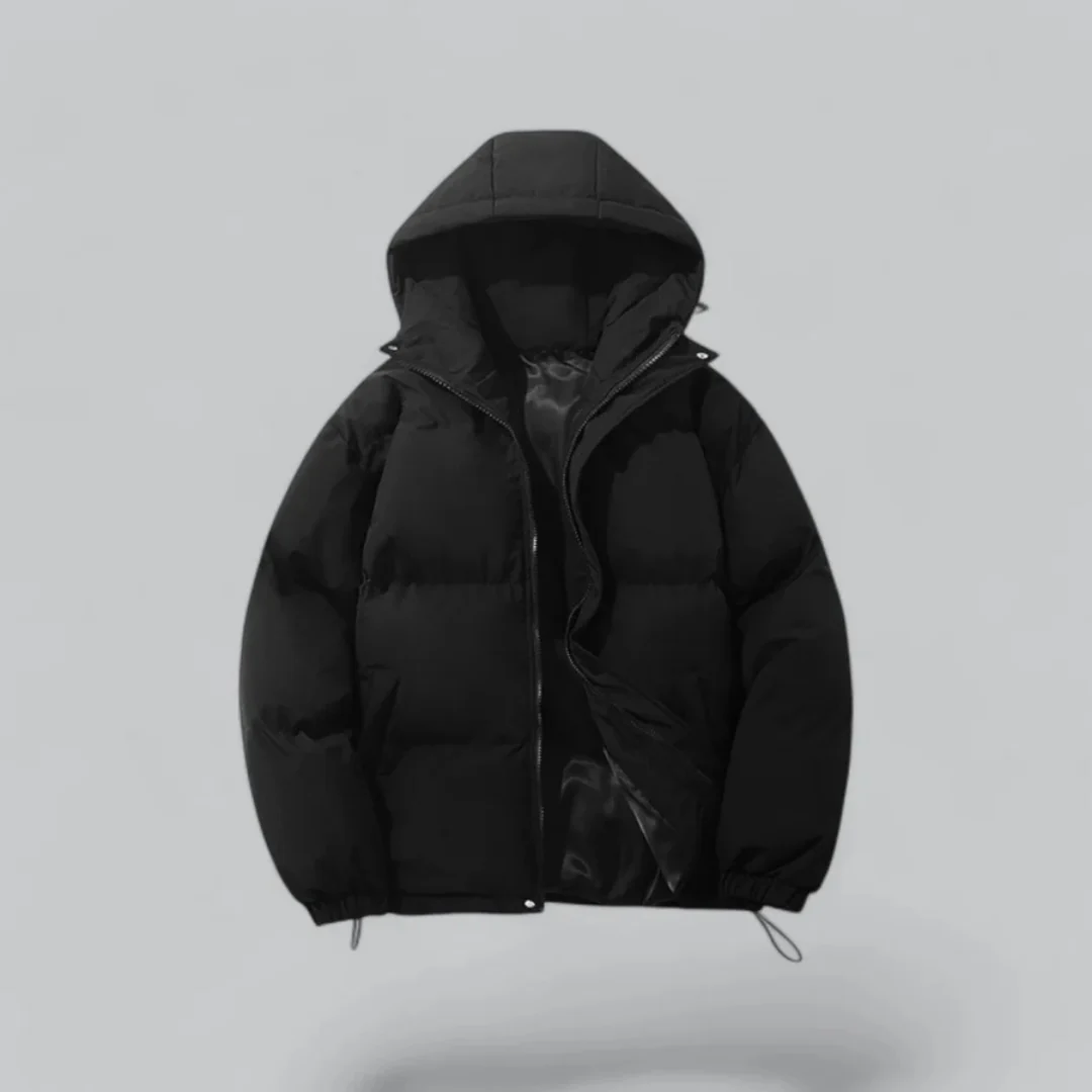 Herrenwinterjacke mit Kapuze | Reißverschlussform - Image 4