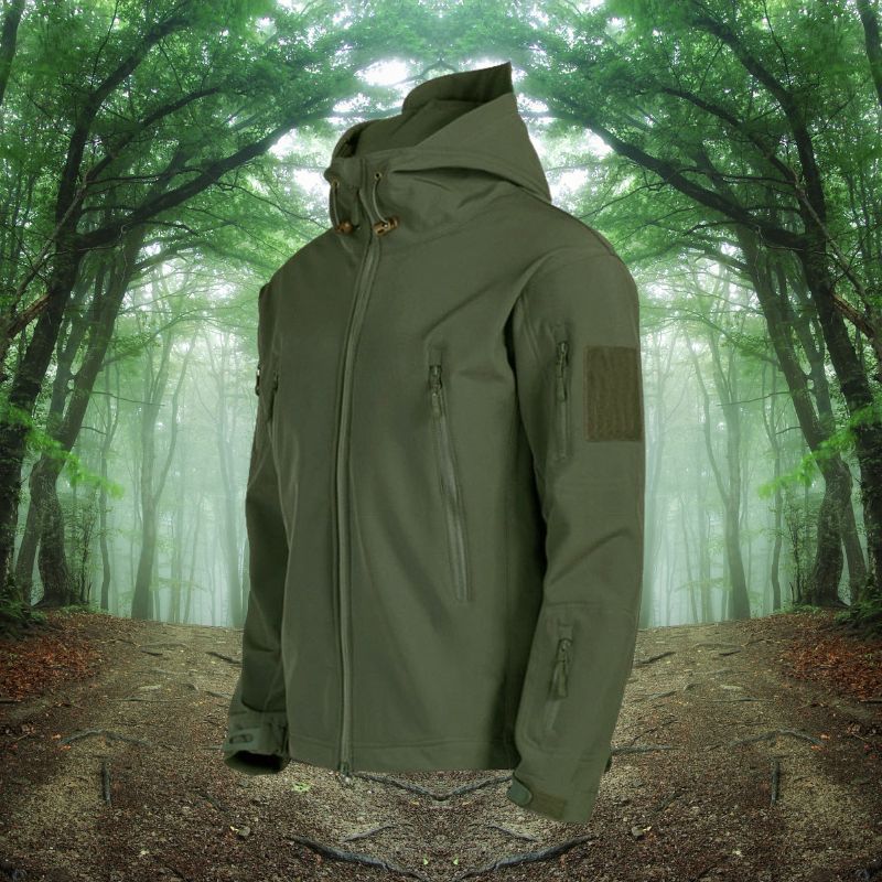 Jacke Herren | Wasserdichter Schnitt mit Kapuze - Image 11