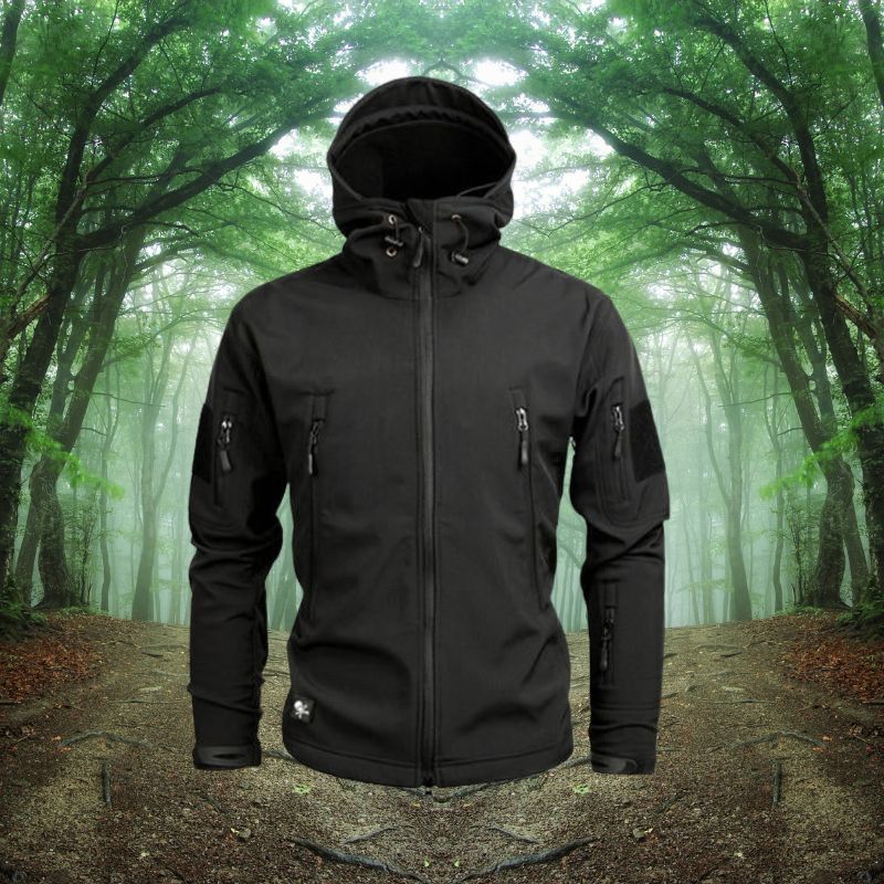 Jacke Herren | Wasserdichter Schnitt mit Kapuze - Image 2