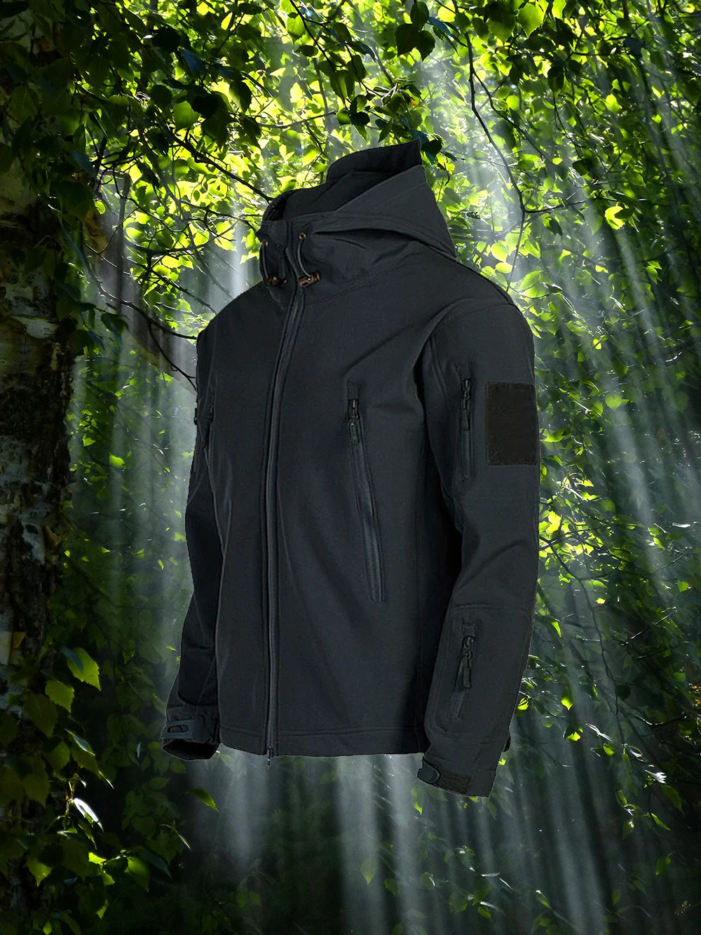 Jacke Herren | Wasserdichter Schnitt mit Kapuze - Image 7