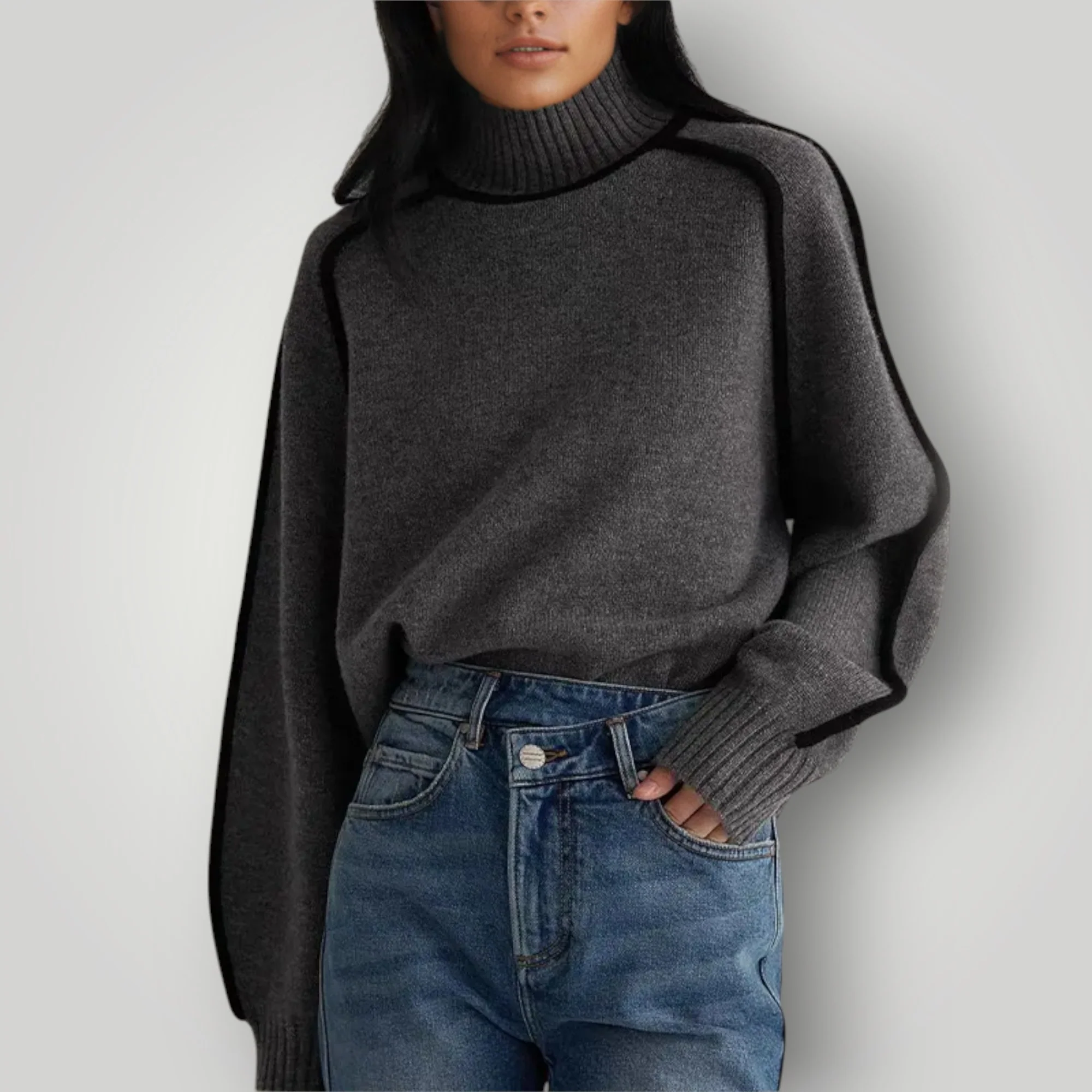 Damen Rollkragenpullover | Warmer, weicher Pullover für Winter - Image 7